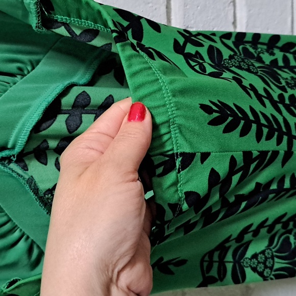 My Michelle Green/Black Gem Detail Formal Halter Dress. Size Medium - Picture 9 of 11